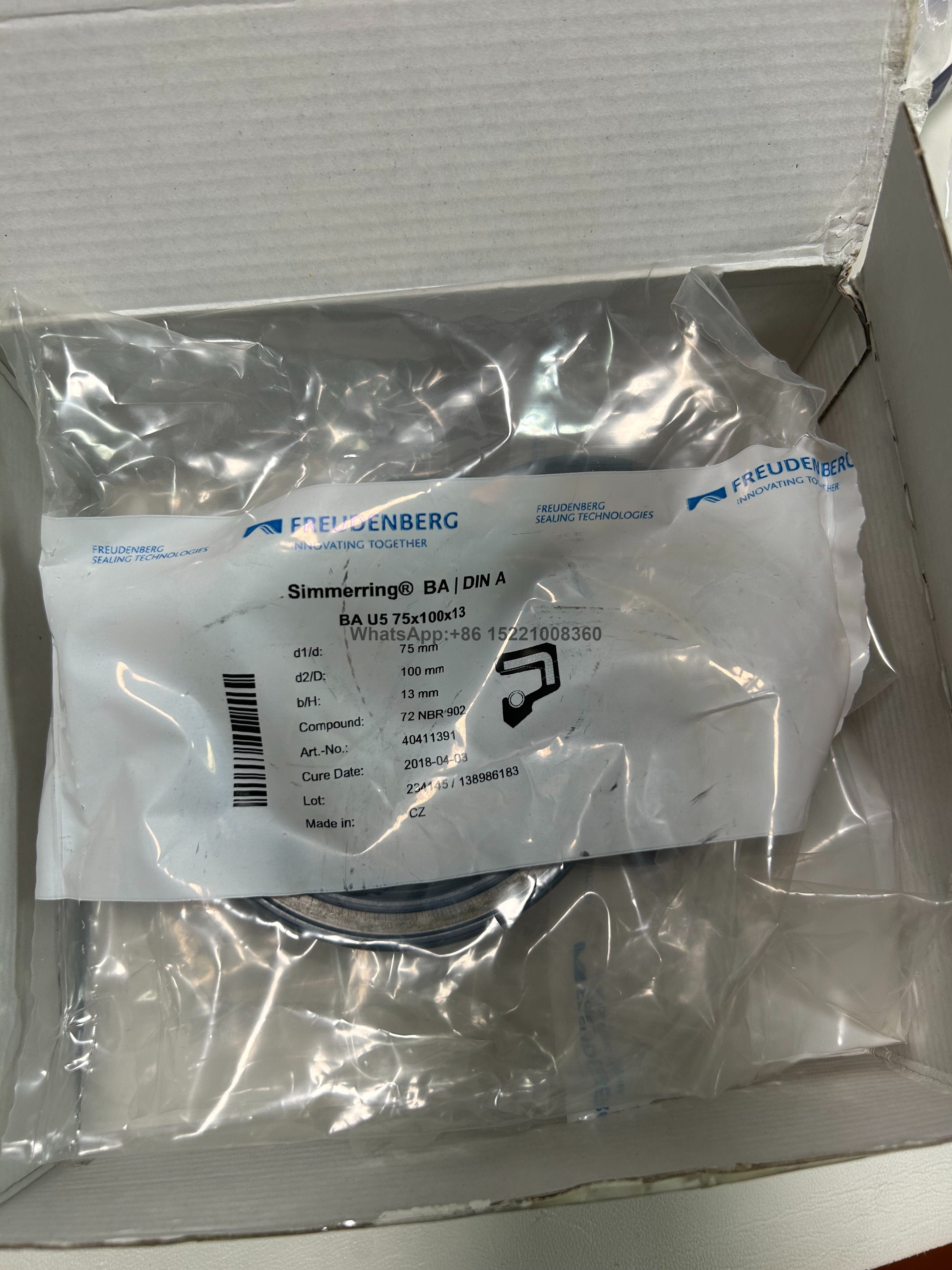 Freudenberg Simmerring BAU5 75 X 100 X 13 Mm 72 NBR 902 SP(40411391) oil seal