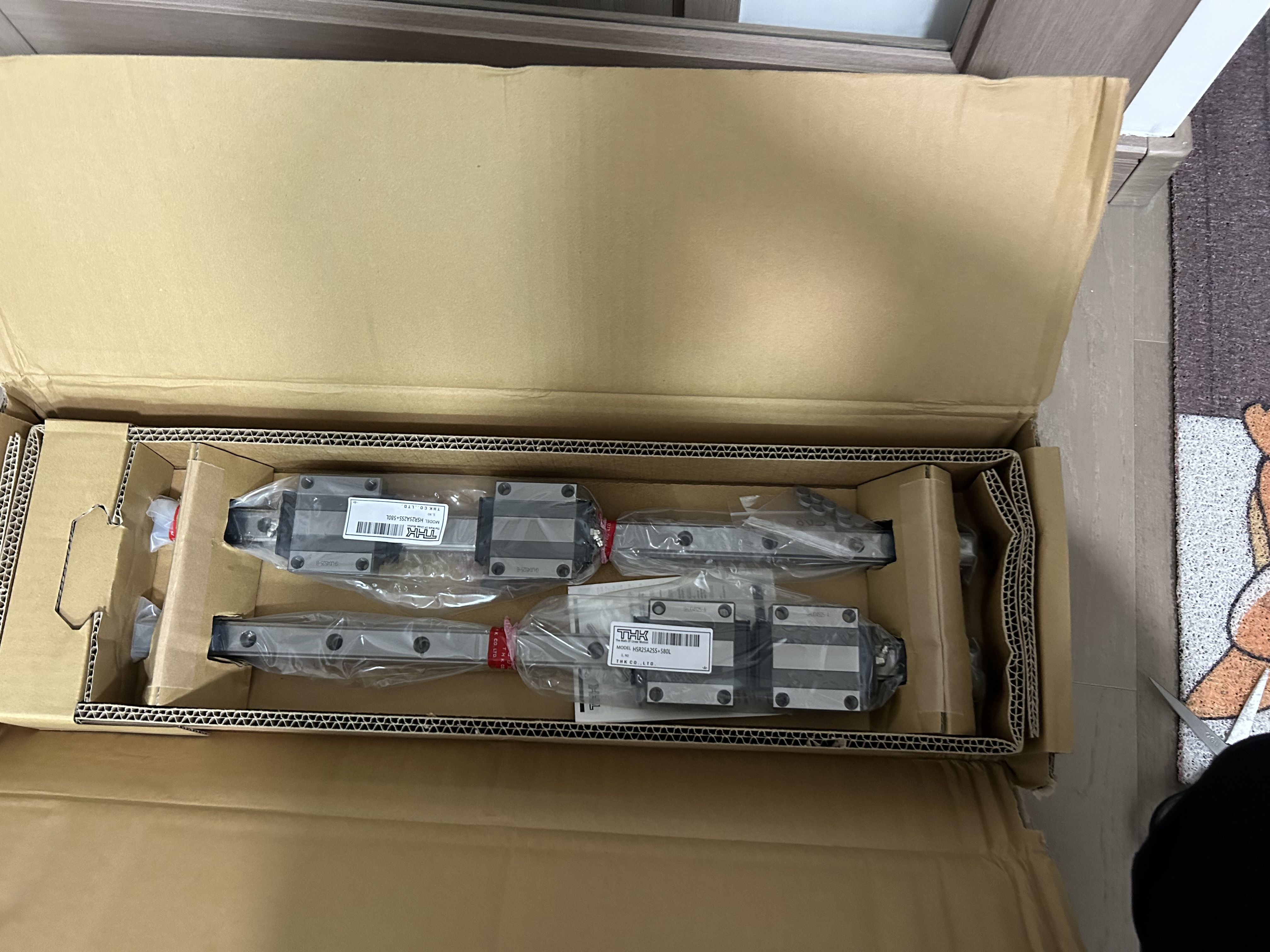 HSR25-580L RAIL THK Linear Motion Guides 